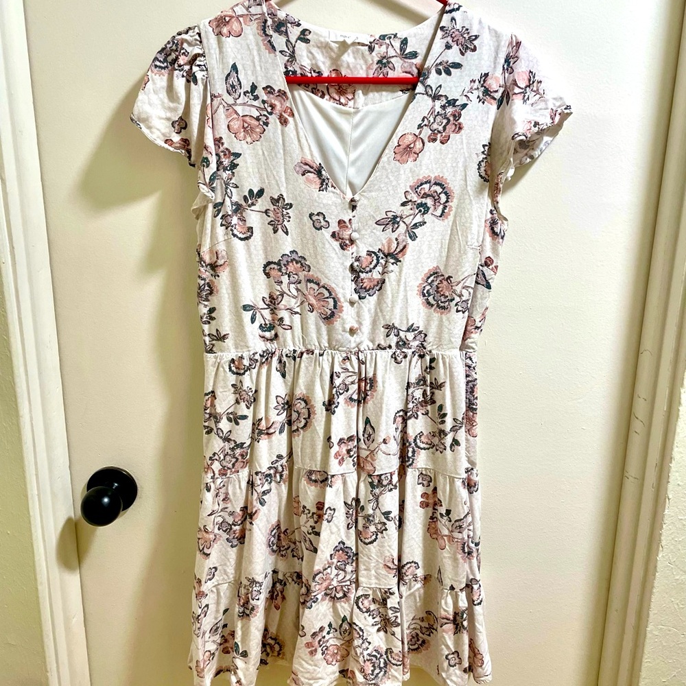 White Floral Dress